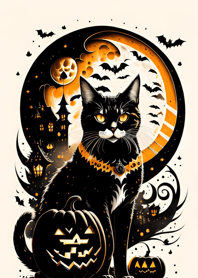 halloween cat 512E7d