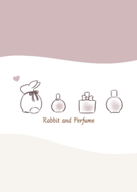 Rabbit and Perfume* -smoky pink- wave