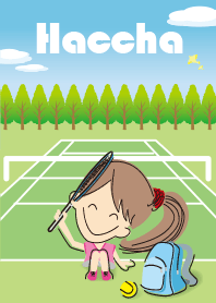 ファイト！ かわいい テニス女子! Haccha