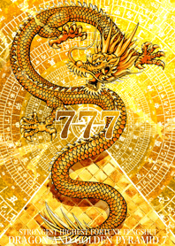 Dragon and golden pyramid 7