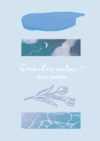 emo iro color _blue palette._