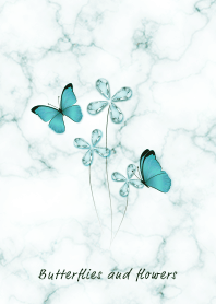 Marble and butterflies3 green22_2