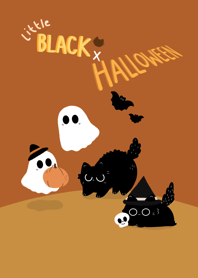 Little black cat journey x Halloween