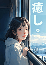 เด็กผู้หญิงข้างหน้าต่างบนรถไฟ 4