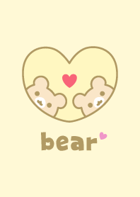 Bear Heart - Yellow