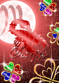 Scorpio -Clover Moon Red-
