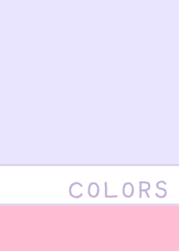 COLORS*purple&pink&white