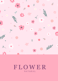 FLOWER MILKY PINK NATURAL 12