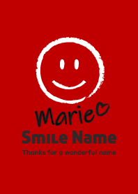 Smile Name MARIE