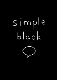 simple black 手書きスタイル