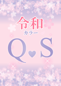 Q&S-Attract luck-Reiwa color-Initial