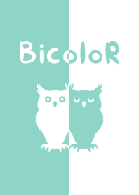 BICOLOR [owl] Blue&White 144