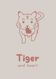 Tiger & heart Orchid WHT