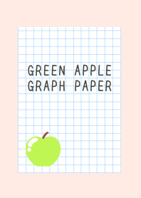 GREEN APPLE GRAPH PAPER-LIGHT PINKj