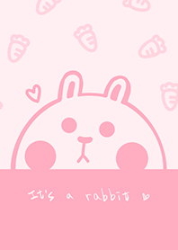 Bunny and Carrot J-cute pink
