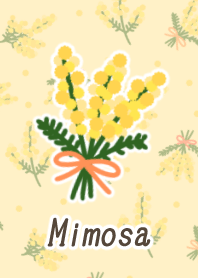 Spring mimosa theme.