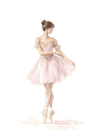Ballet Dreams: Watercolor Grace