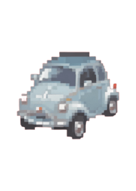 Car Pixel Art Theme  Green 04