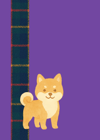Cool Shiba Inu01 on purple