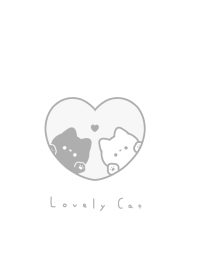 黑白貓 / light gray