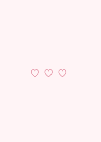 Simple Heart Icons / dull pink.