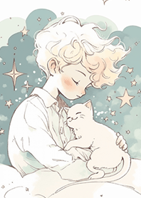 小王子&貓咪の睡夢❤森林綠