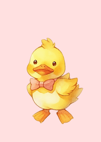 Kawaii Duck (pink)