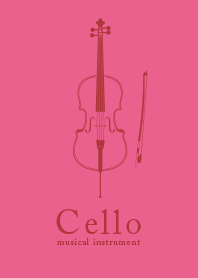 Cello gakki rose Red
