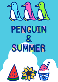 Penguin and summer