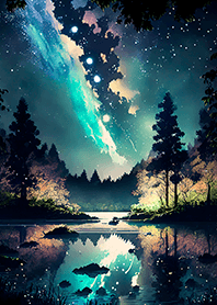 Beautiful starry night view#1363