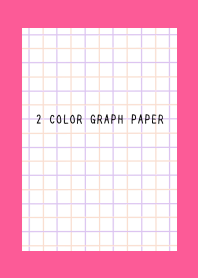 2 COLOR GRAPH PAPER-PINK&PURPLE-HOT PINK