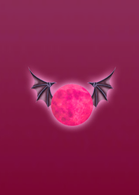 Devil Pink Red Moon