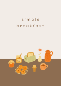 Simple Breakfast (Brown)