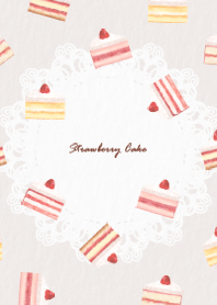Strawberry Cake 1  - 02-01 Beige Ver.a