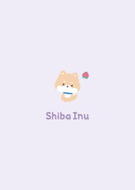 柴犬3 桃 [紫色]