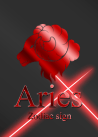 -Zodiac signs Aries Red Black2-