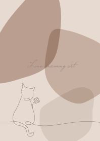 Line drawing cat_04_修正版