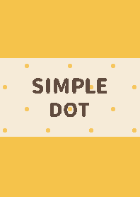 SIMPLE SMALL DOT --ORANGE--