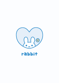 兔子 甜甜圈 [藍色]