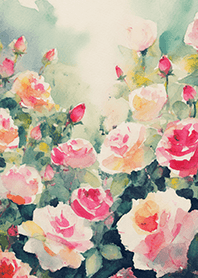 薔薇(バラ)の花の着せかえ(R4014)