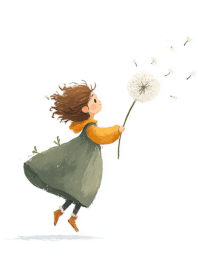 追著一朵白色夢慢慢飛起來