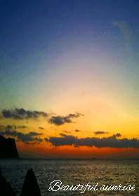 Beautiful sunrise.