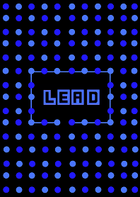 ＬＥＡＤ シンプルな青