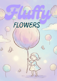 ดอกไม้ฟูฟ่องในโลกแสนหวาน