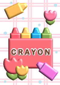 Colorful crayon 3