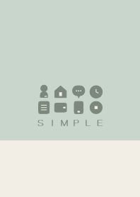 SIMPLE(beige green)V.717b