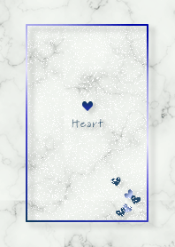 Marble and heart blue28_2
