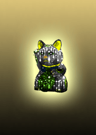 Invited cat with Yellow Topaz