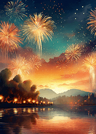 Beautiful Fireworks Theme#230