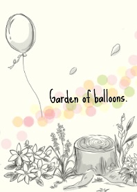 Garden of balloons